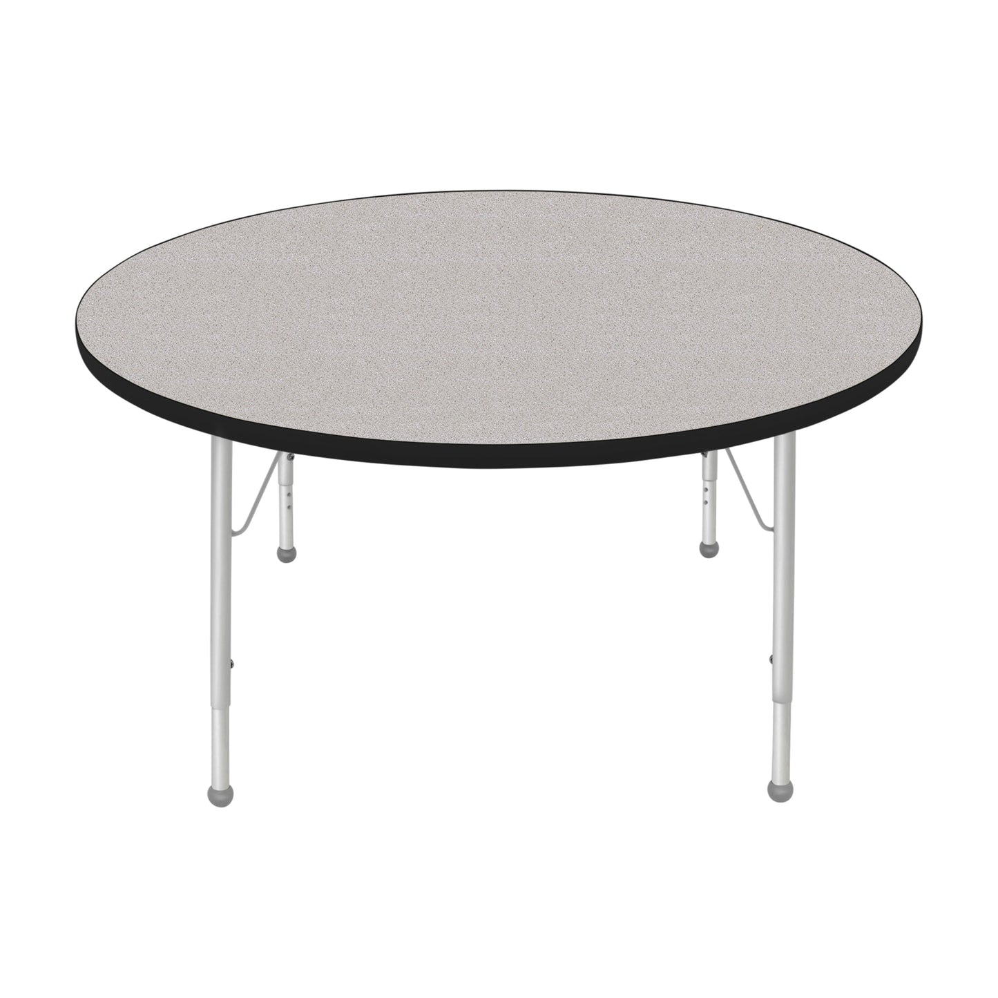 Mahar Creative Colors Round Activity Table Preschool Height Adjustable Legs 48"Dia x 17" - 25"H (MHR-48RNLO)