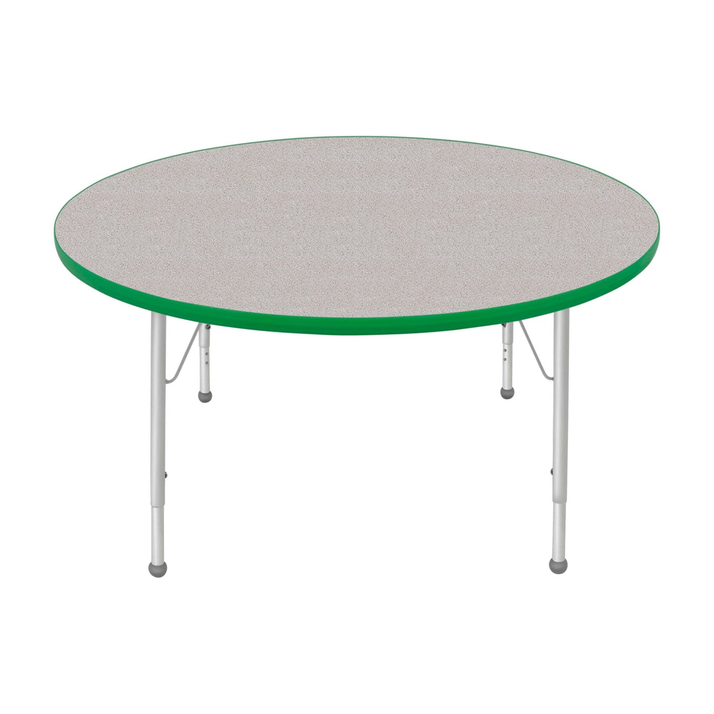Mahar Creative Colors Round Activity Table Preschool Height Adjustable Legs 48"Dia x 17" - 25"H (MHR-48RNLO)