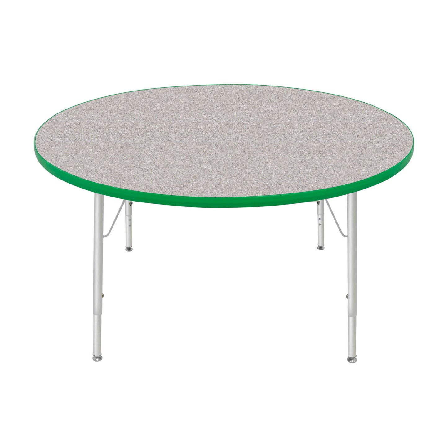 Mahar Creative Colors Round Activity Table Preschool Height Adjustable Legs 48"Dia x 17" - 25"H (MHR-48RNLO)