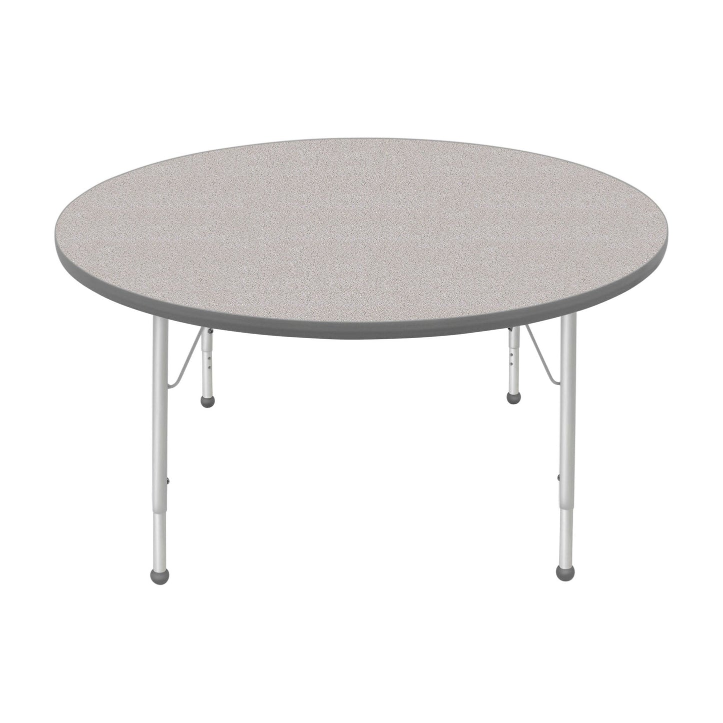 Mahar Creative Colors Round Activity Table Preschool Height Adjustable Legs 48"Dia x 17" - 25"H (MHR-48RNLO)