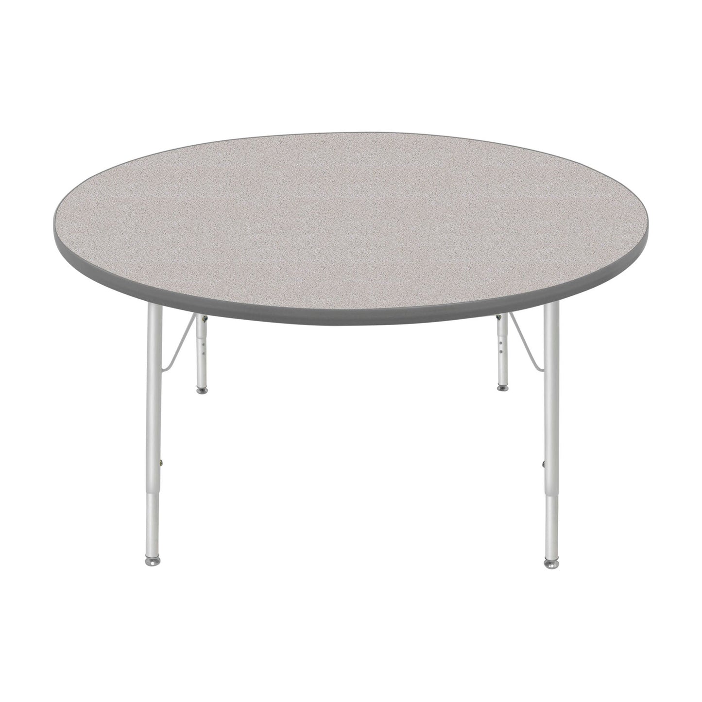 Mahar Creative Colors Round Activity Table Preschool Height Adjustable Legs 48"Dia x 17" - 25"H (MHR-48RNLO)