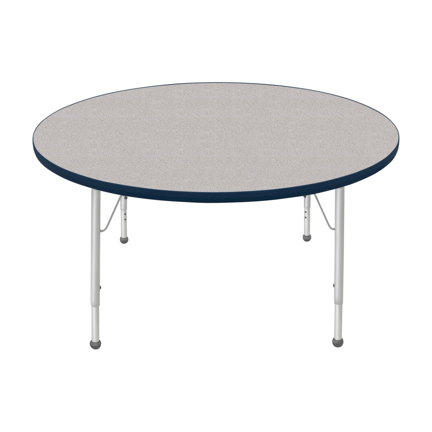 Mahar Creative Colors Round Activity Table Preschool Height Adjustable Legs 48"Dia x 17" - 25"H (MHR-48RNLO)