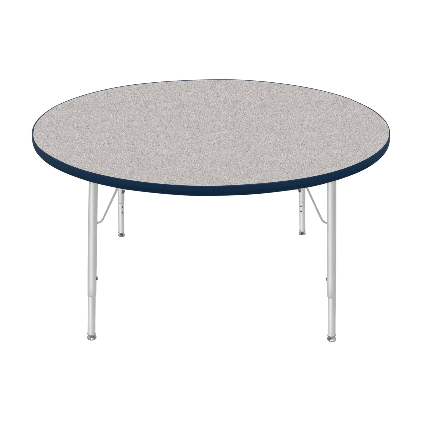 Mahar Creative Colors Round Activity Table Preschool Height Adjustable Legs 48"Dia x 17" - 25"H (MHR-48RNLO)