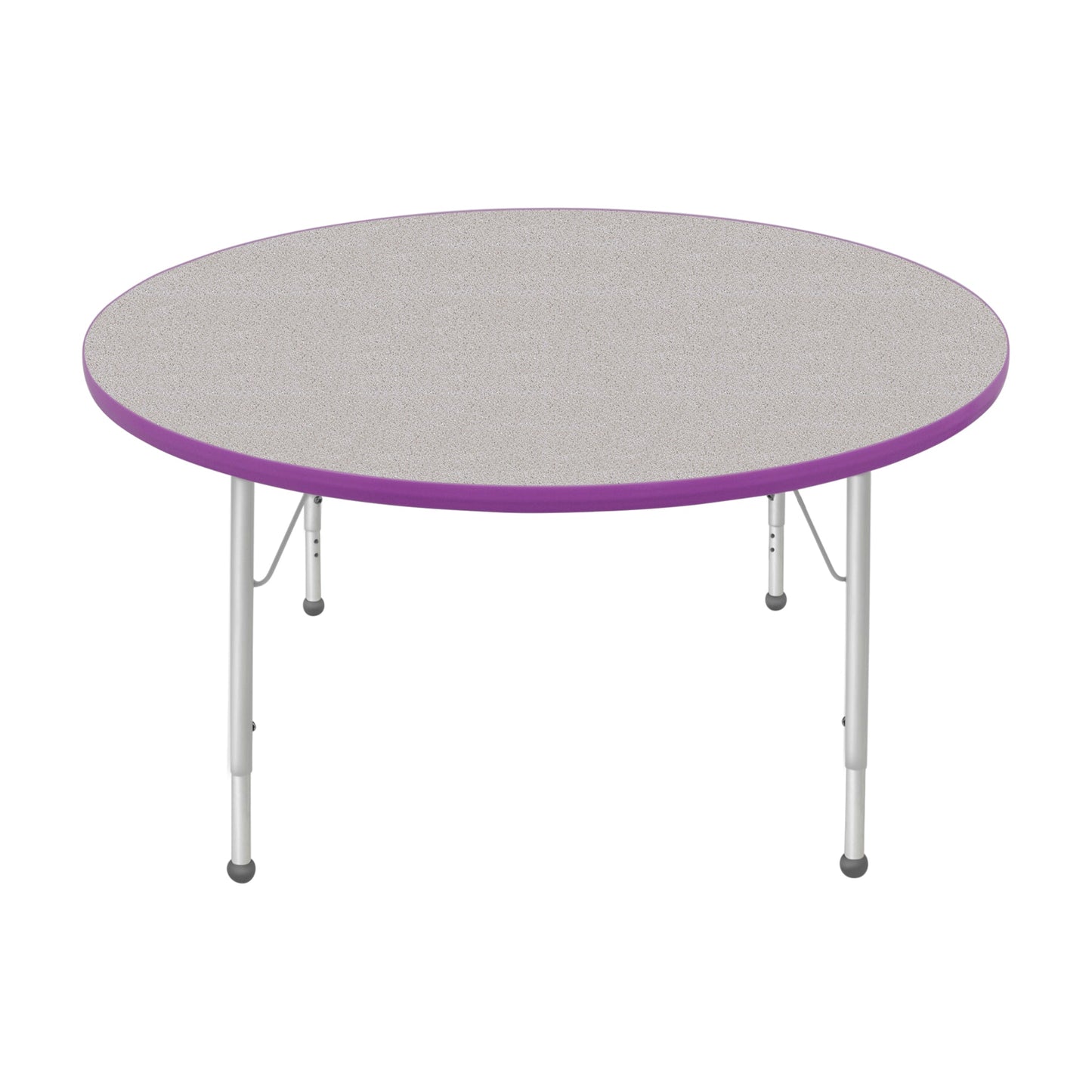 Mahar Creative Colors Round Activity Table Preschool Height Adjustable Legs 48"Dia x 17" - 25"H (MHR-48RNLO)