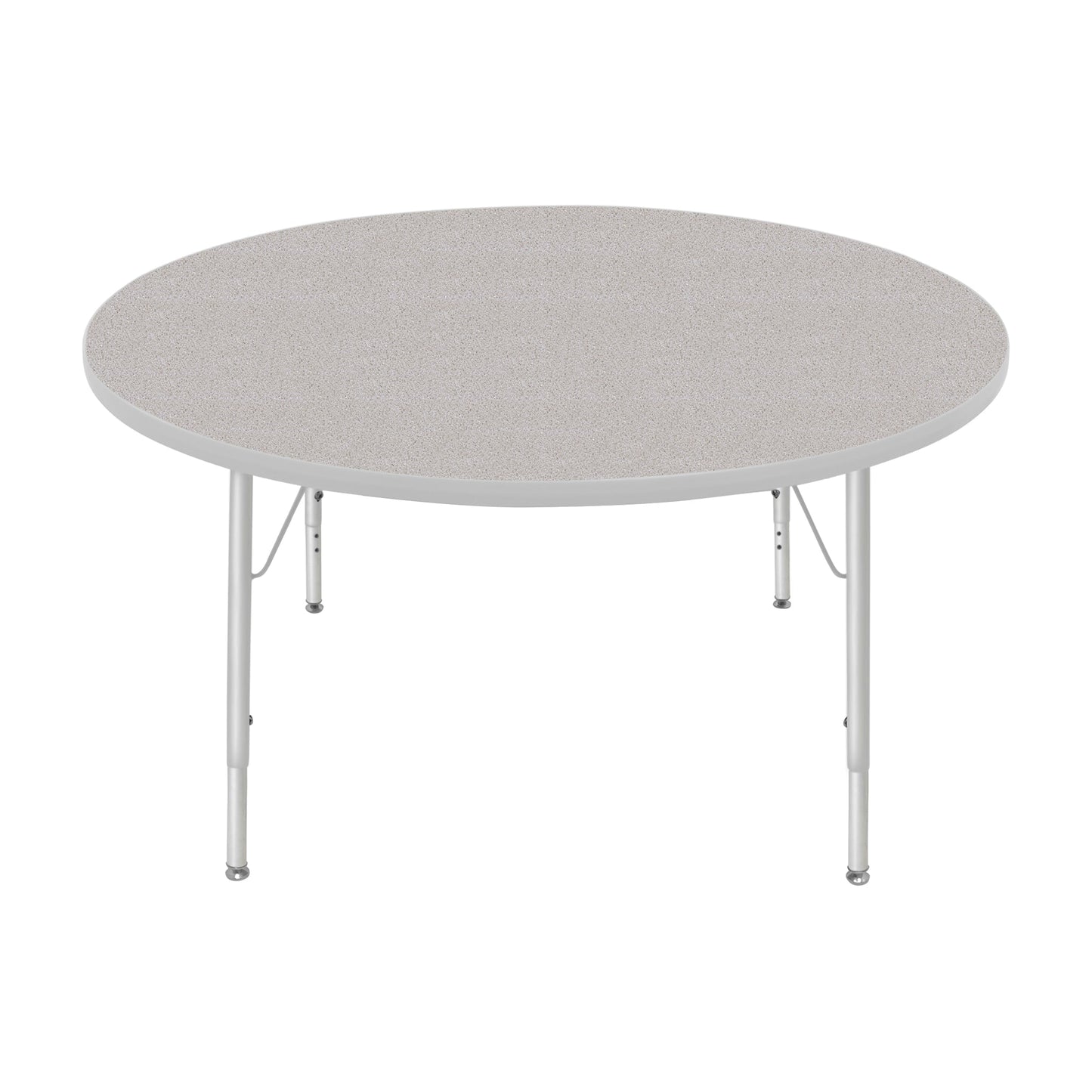 Mahar Creative Colors Round Activity Table Preschool Height Adjustable Legs 48"Dia x 17" - 25"H (MHR-48RNLO)