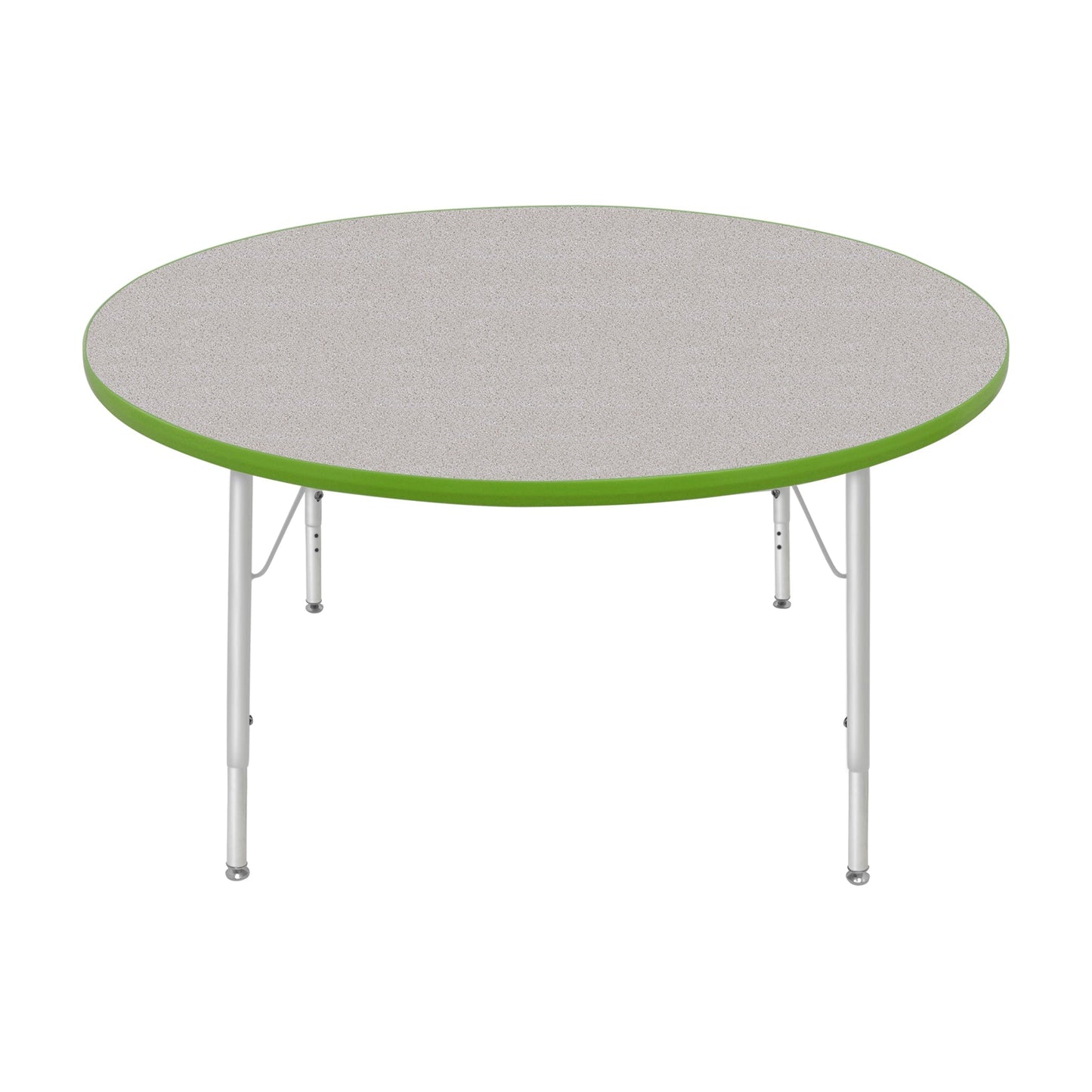 Mahar Creative Colors Round Activity Table Preschool Height Adjustable Legs 48"Dia x 17" - 25"H (MHR-48RNLO)
