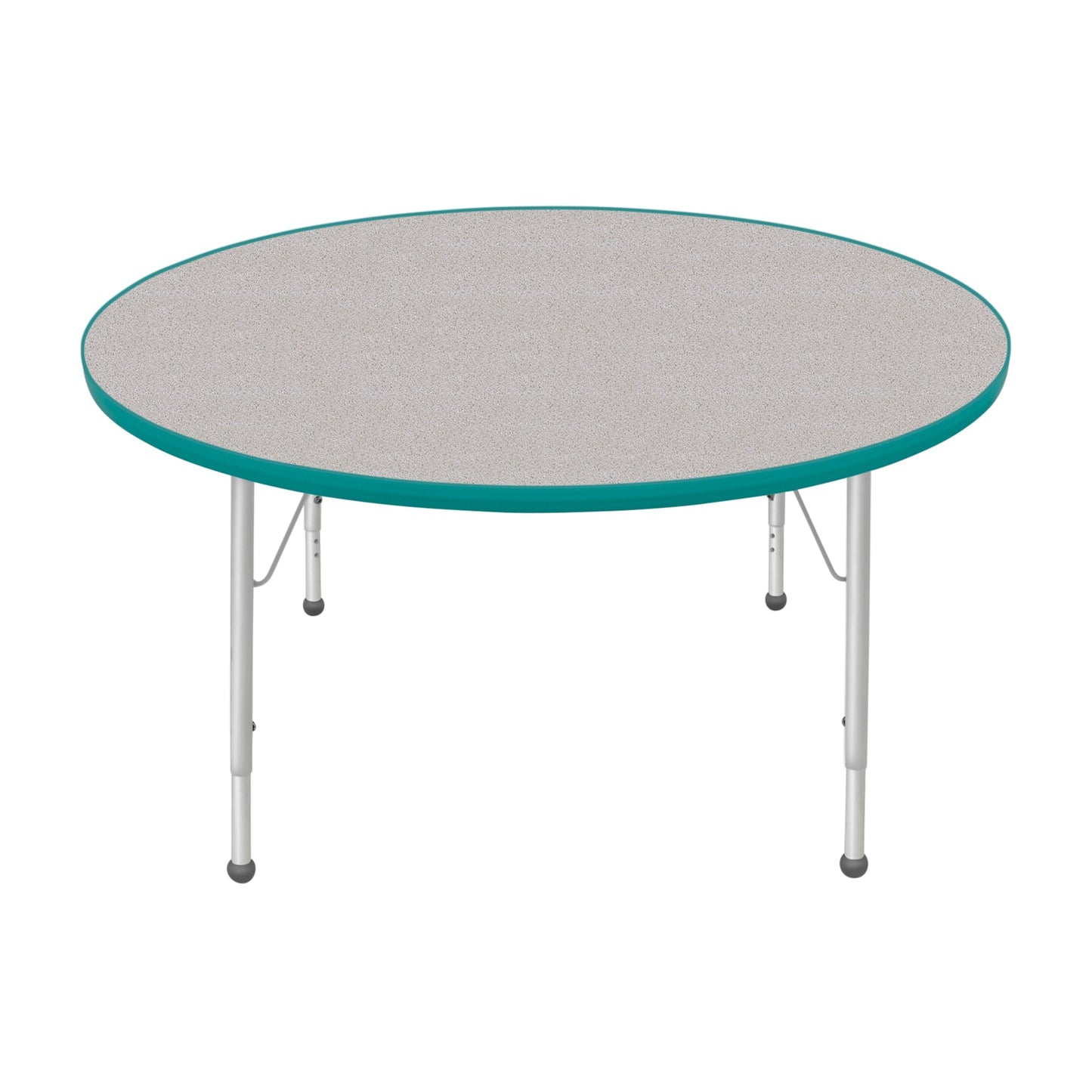 Mahar Creative Colors Round Activity Table Preschool Height Adjustable Legs 48"Dia x 17" - 25"H (MHR-48RNLO)