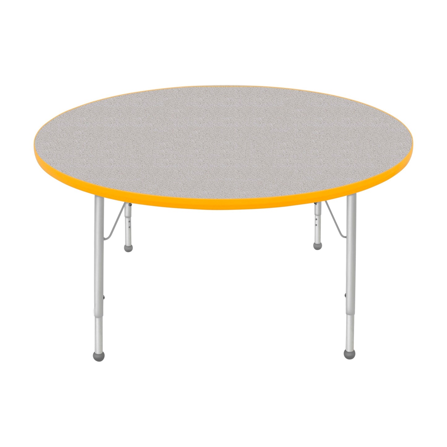 Mahar Creative Colors Round Activity Table Preschool Height Adjustable Legs 48"Dia x 17" - 25"H (MHR-48RNLO)