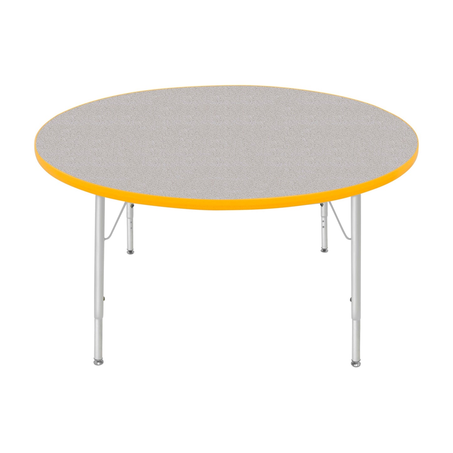 Mahar Creative Colors Round Activity Table Preschool Height Adjustable Legs 48"Dia x 17" - 25"H (MHR-48RNLO)
