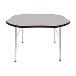 Mahar Creative Colors Shamrock Activity Table Preschool Height Adjustable Legs 48
