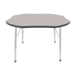 Mahar Creative Colors Shamrock Activity Table Preschool Height Adjustable Legs 48