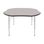 Mahar Creative Colors Shamrock Activity Table Preschool Height Adjustable Legs 48