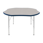 Mahar Creative Colors Shamrock Activity Table Preschool Height Adjustable Legs 48