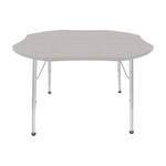 Mahar Creative Colors Shamrock Activity Table Preschool Height Adjustable Legs 48