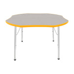Mahar Creative Colors Shamrock Activity Table Preschool Height Adjustable Legs 48