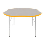 Mahar Creative Colors Shamrock Activity Table Preschool Height Adjustable Legs 48