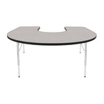 Mahar Creative Colors Horseshoe Activity Table Preschool Height Adjustable Legs 66