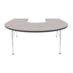 Mahar Creative Colors Horseshoe Activity Table Preschool Height Adjustable Legs 66