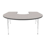 Mahar Creative Colors Horseshoe Activity Table Preschool Height Adjustable Legs 66
