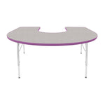 Mahar Creative Colors Horseshoe Activity Table Preschool Height Adjustable Legs 66