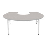 Mahar Creative Colors Horseshoe Activity Table Preschool Height Adjustable Legs 66