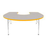 Mahar Creative Colors Horseshoe Activity Table Preschool Height Adjustable Legs 66
