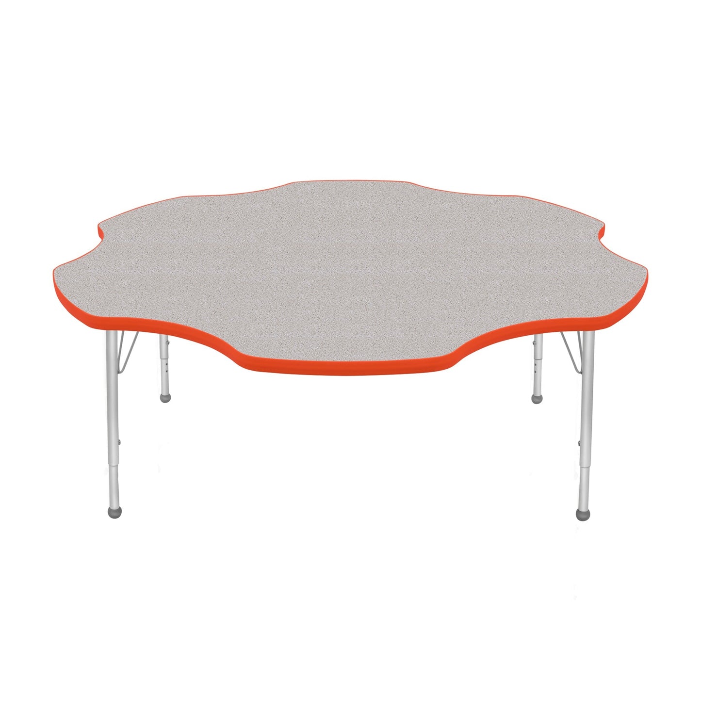 Mahar Creative Colors Daisy Activity Table Preschool Height Adjustable Legs 60"Dia x 17" - 25"H (MHR-60DSLO)