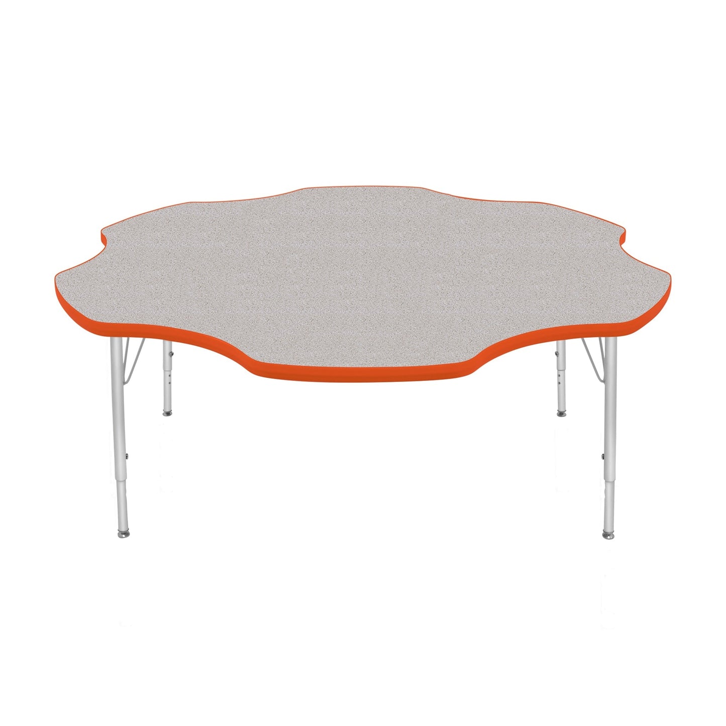 Mahar Creative Colors Daisy Activity Table Preschool Height Adjustable Legs 60"Dia x 17" - 25"H (MHR-60DSLO)