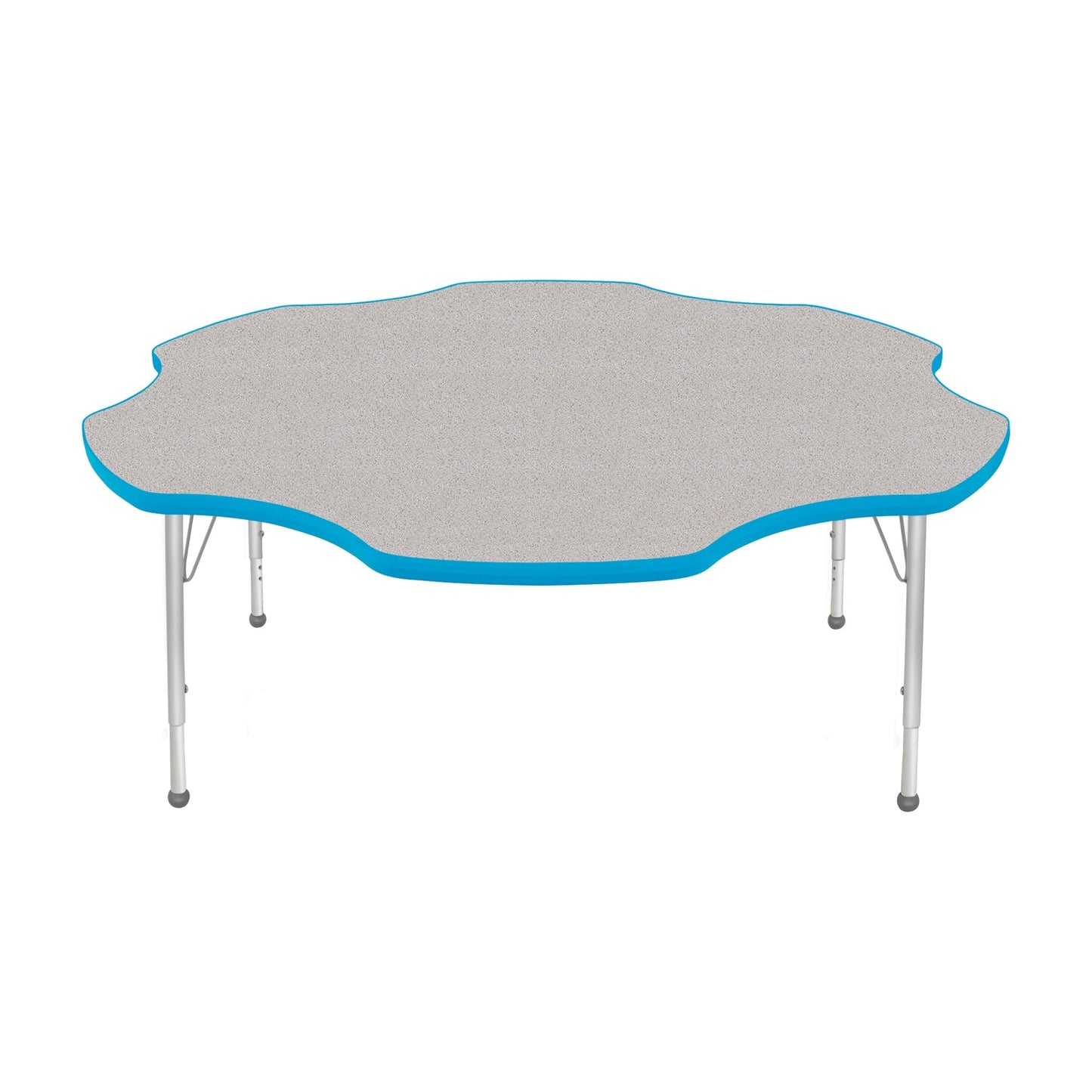 Mahar Creative Colors Daisy Activity Table Preschool Height Adjustable Legs 60"Dia x 17" - 25"H (MHR-60DSLO)