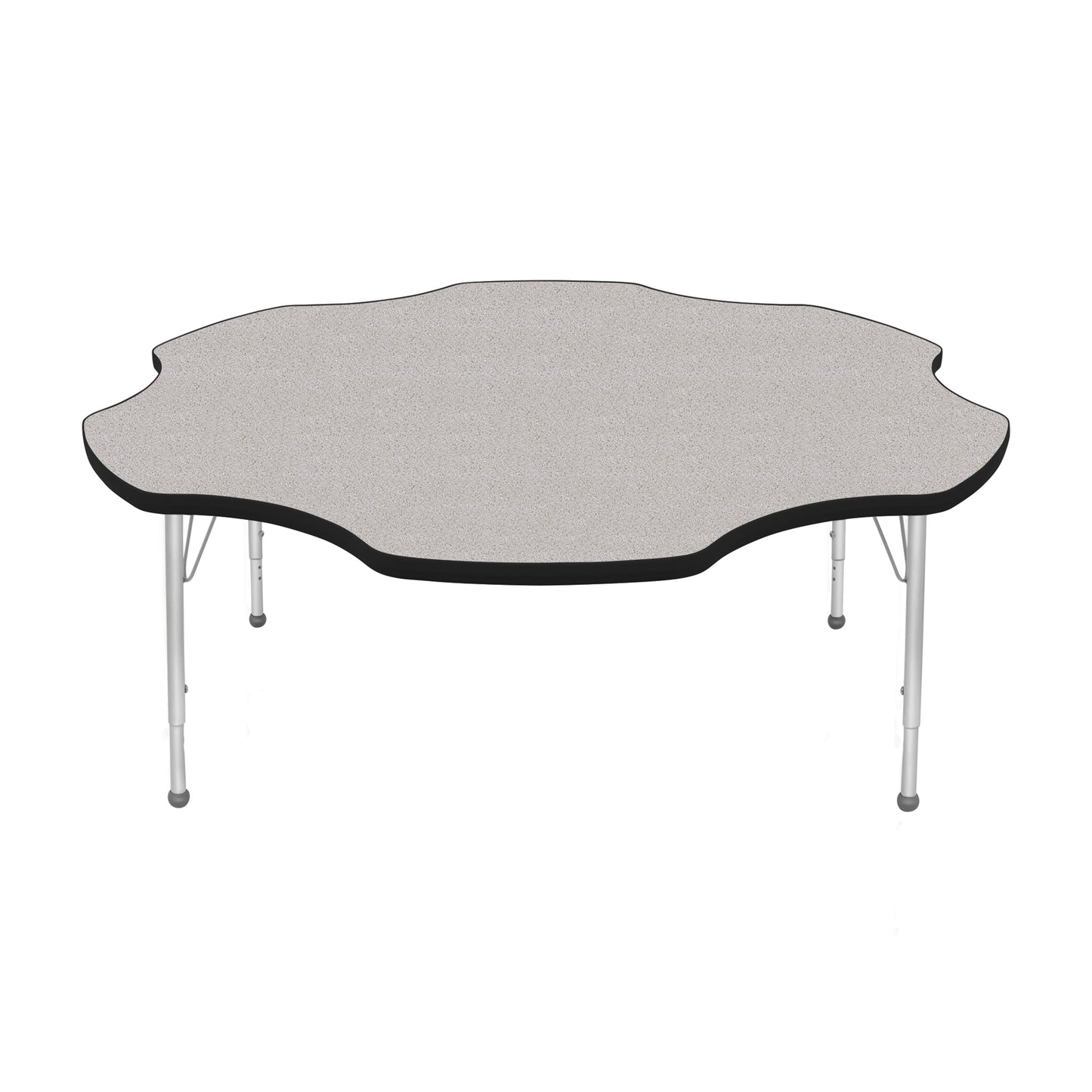 Mahar Creative Colors Daisy Activity Table Preschool Height Adjustable Legs 60"Dia x 17" - 25"H (MHR-60DSLO)