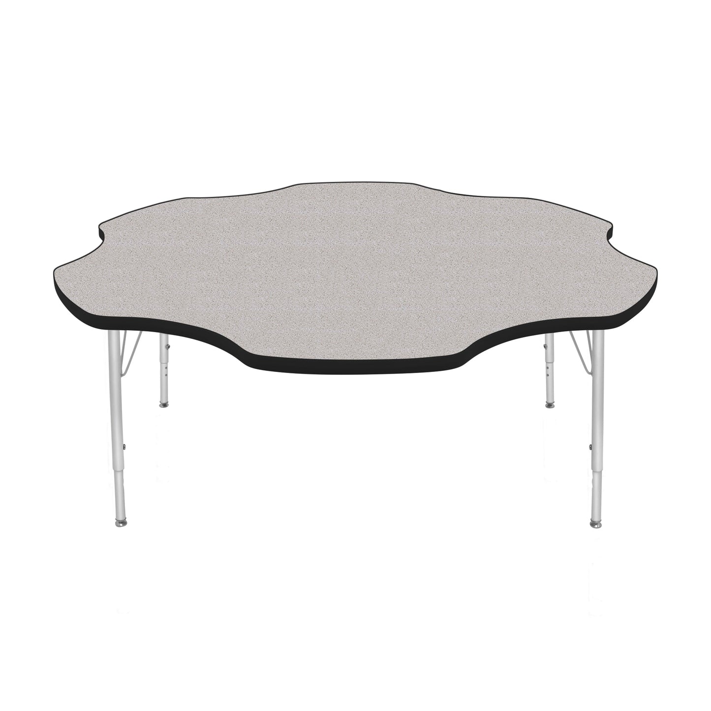 Mahar Creative Colors Daisy Activity Table Preschool Height Adjustable Legs 60"Dia x 17" - 25"H (MHR-60DSLO)