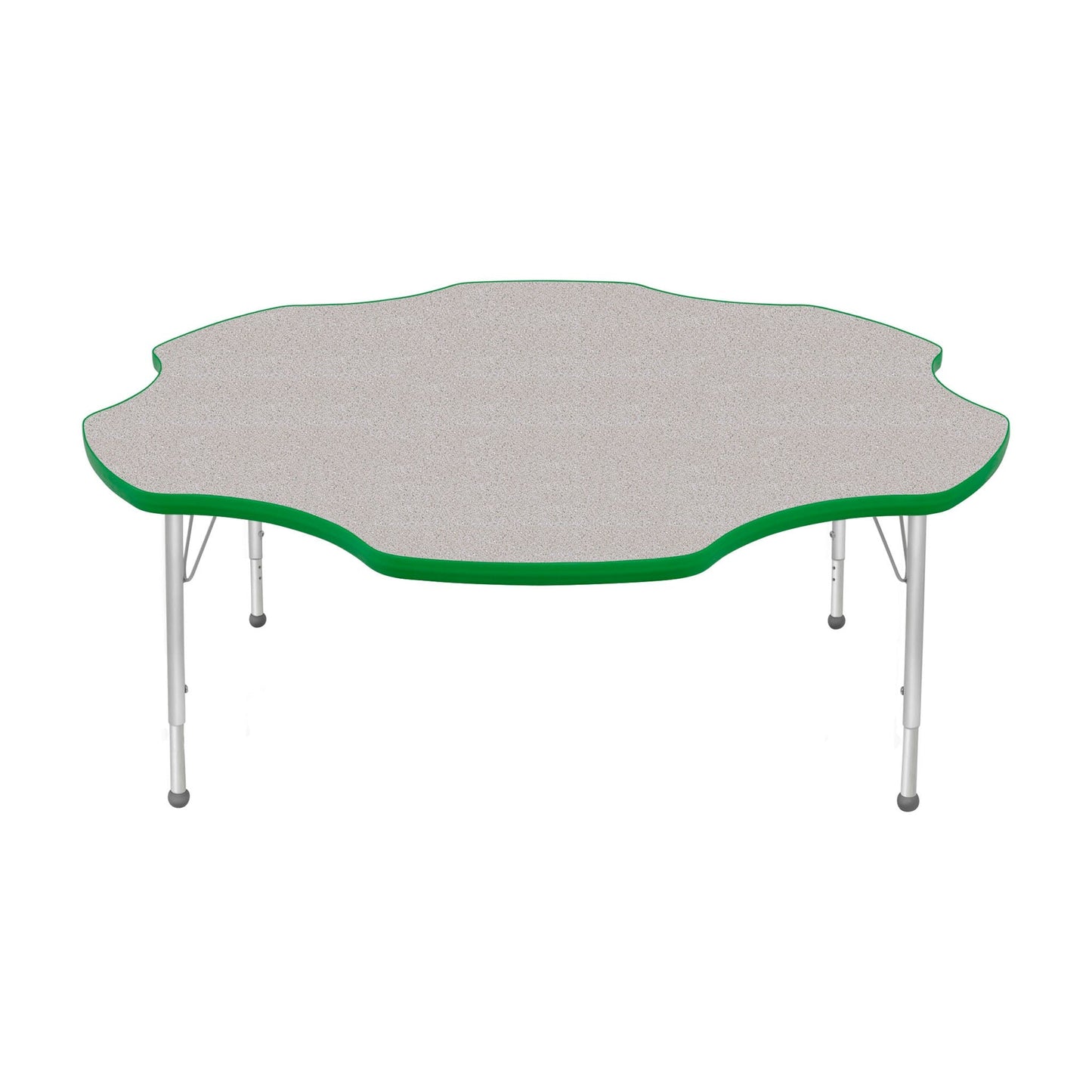 Mahar Creative Colors Daisy Activity Table Preschool Height Adjustable Legs 60"Dia x 17" - 25"H (MHR-60DSLO)