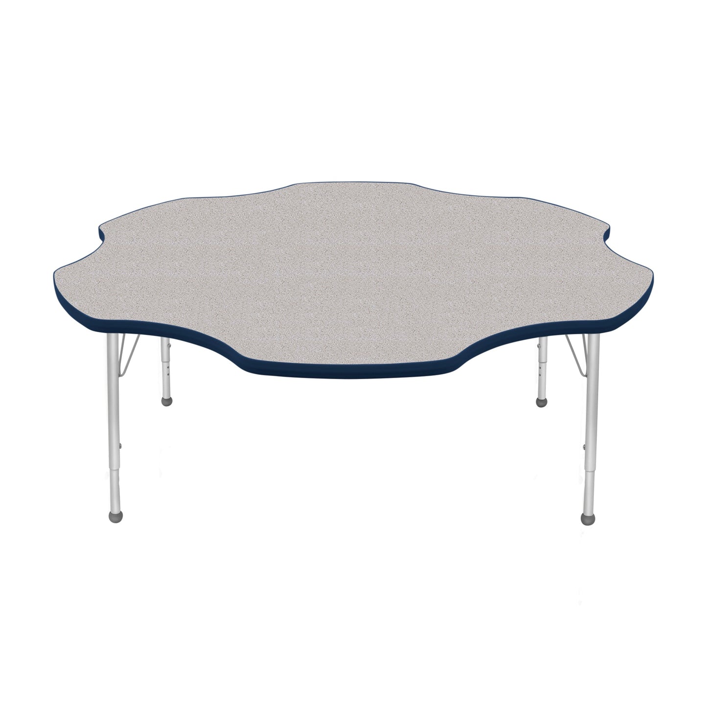 Mahar Creative Colors Daisy Activity Table Preschool Height Adjustable Legs 60"Dia x 17" - 25"H (MHR-60DSLO)