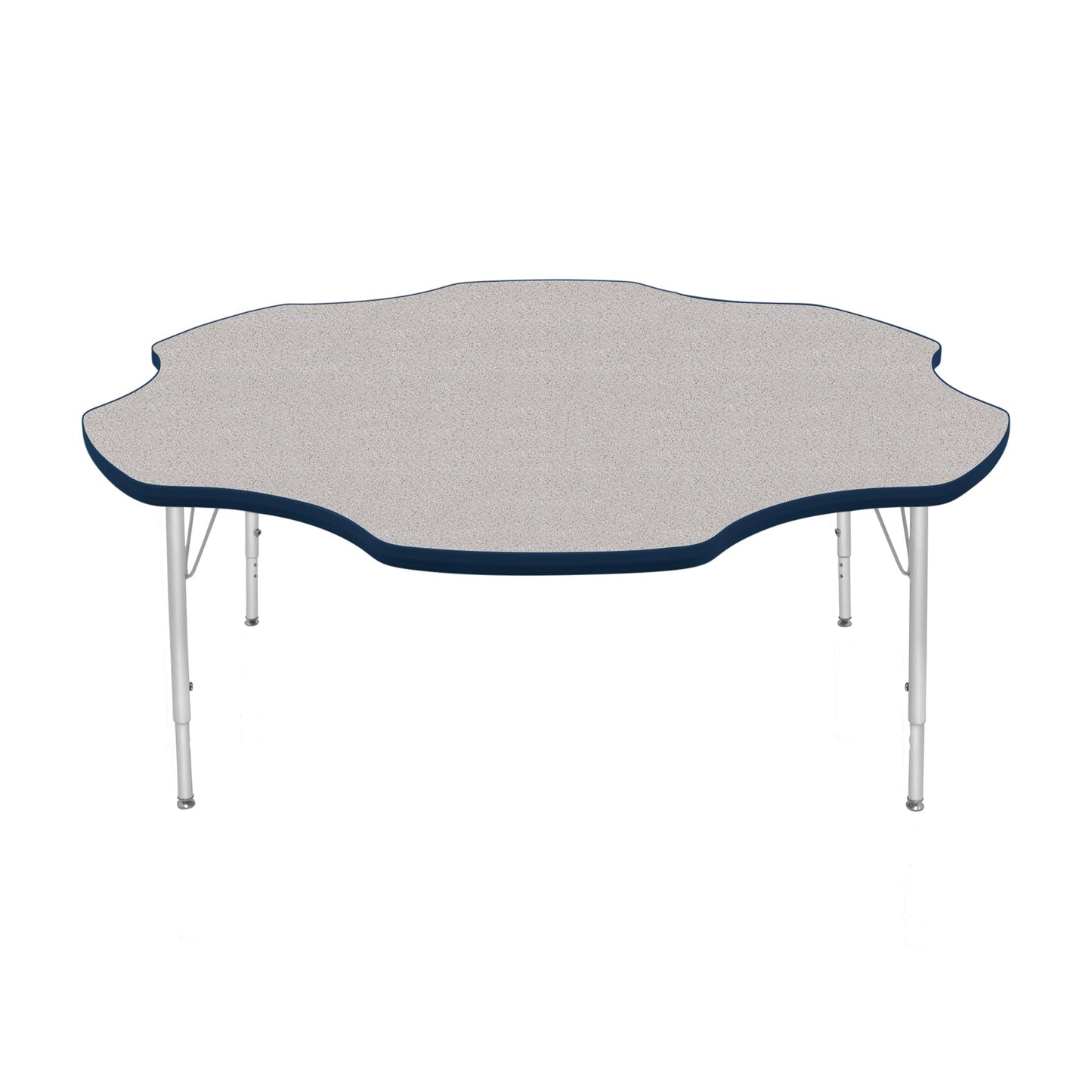 Mahar Creative Colors Daisy Activity Table Preschool Height Adjustable Legs 60"Dia x 17" - 25"H (MHR-60DSLO)