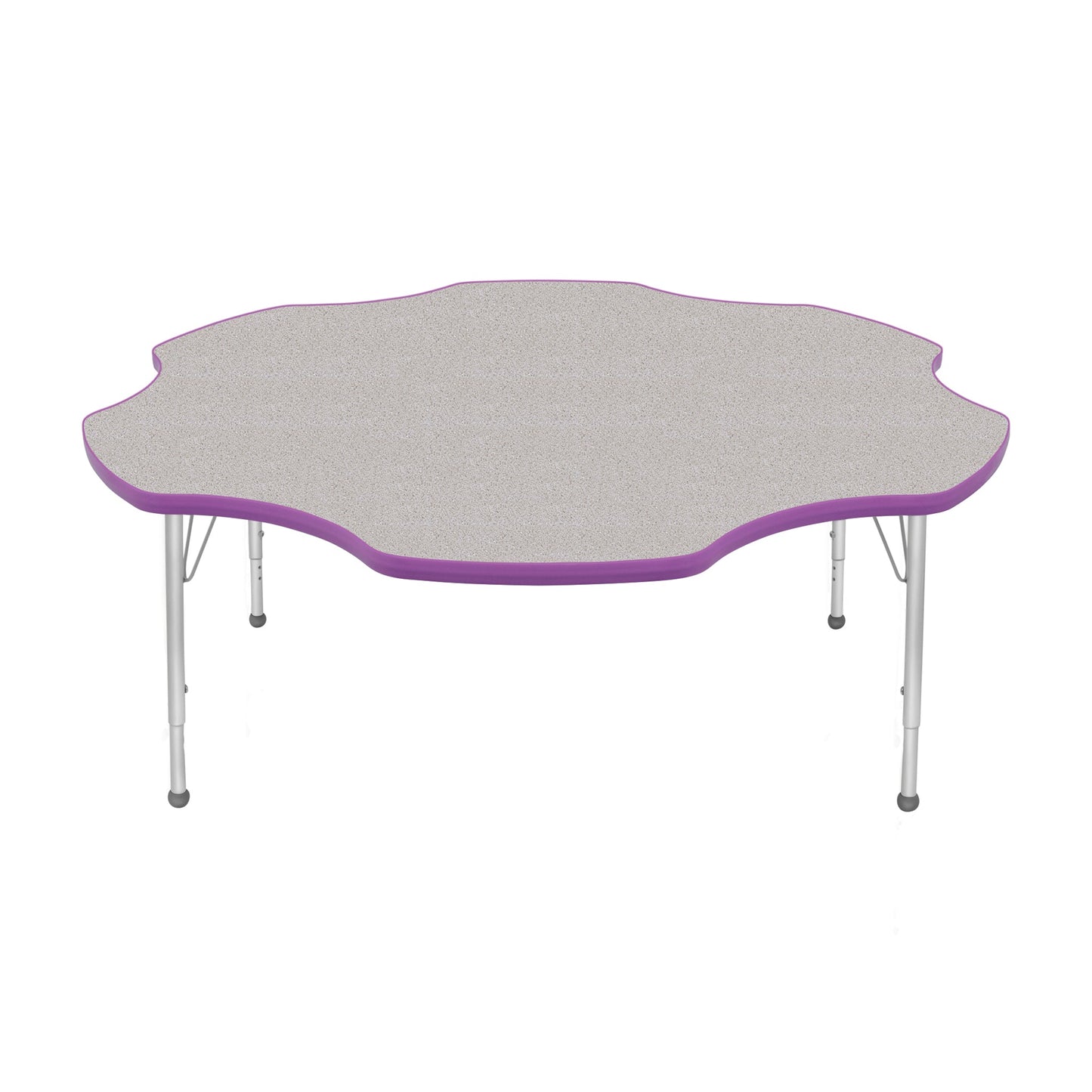Mahar Creative Colors Daisy Activity Table Preschool Height Adjustable Legs 60"Dia x 17" - 25"H (MHR-60DSLO)