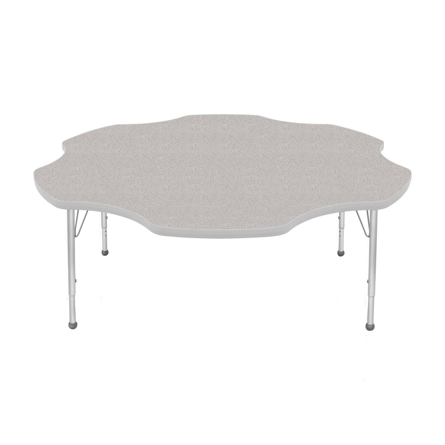 Mahar Creative Colors Daisy Activity Table Preschool Height Adjustable Legs 60"Dia x 17" - 25"H (MHR-60DSLO)