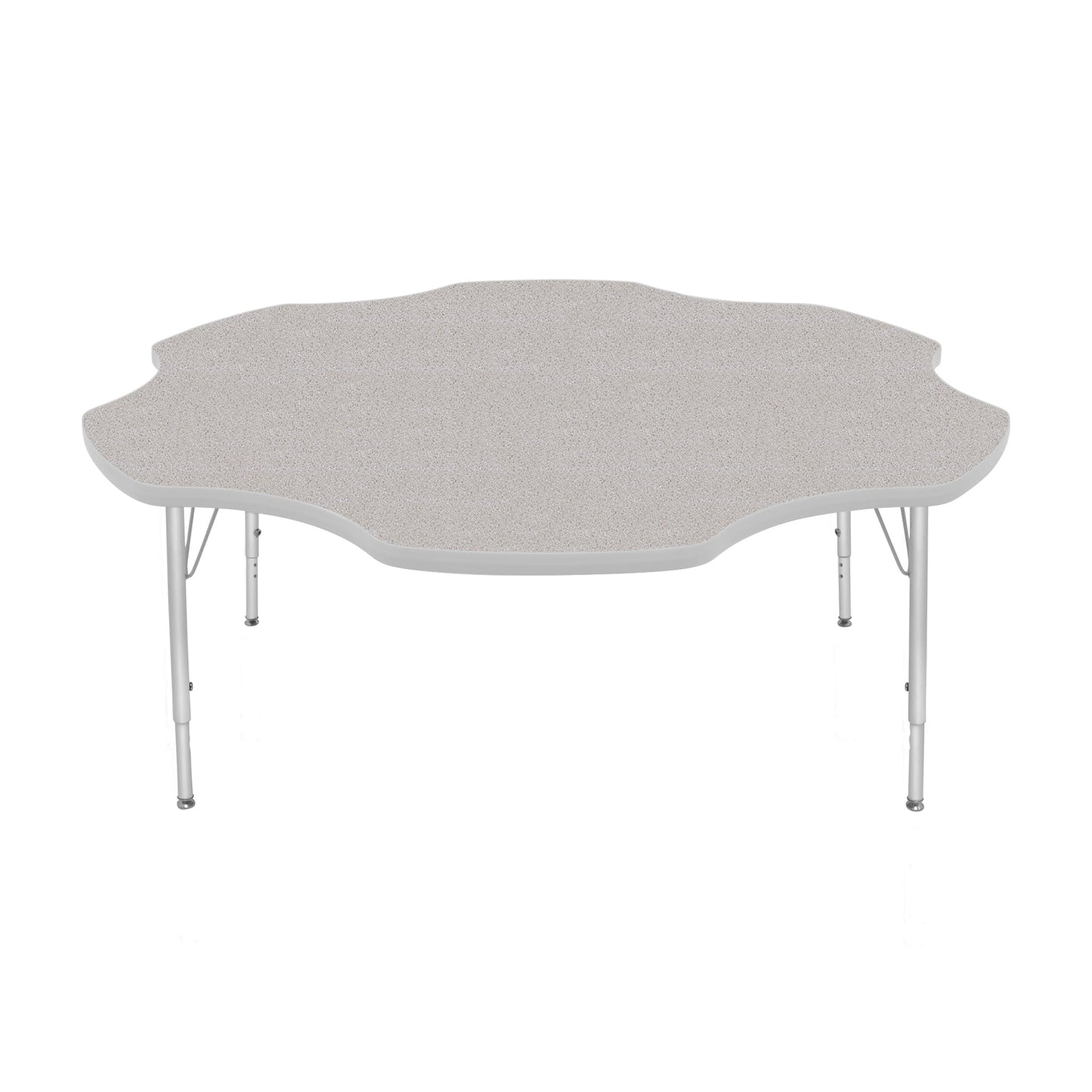 Mahar Creative Colors Daisy Activity Table Preschool Height Adjustable Legs 60"Dia x 17" - 25"H (MHR-60DSLO)