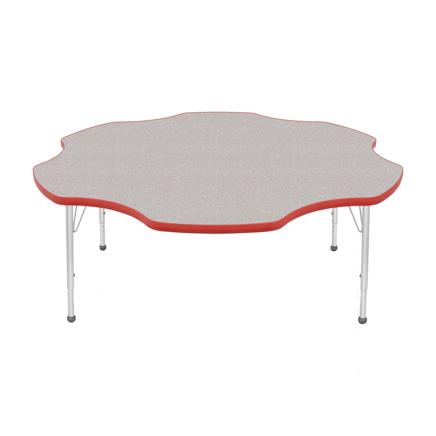 Mahar Creative Colors Daisy Activity Table Preschool Height Adjustable Legs 60"Dia x 17" - 25"H (MHR-60DSLO)