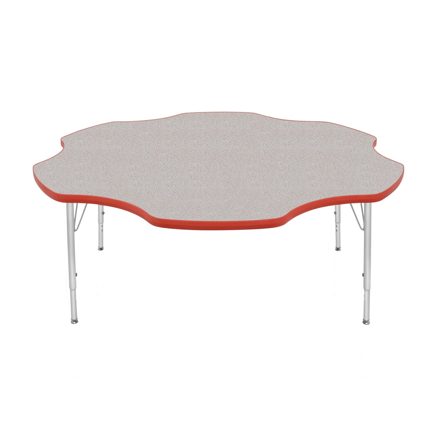 Mahar Creative Colors Daisy Activity Table Preschool Height Adjustable Legs 60"Dia x 17" - 25"H (MHR-60DSLO)