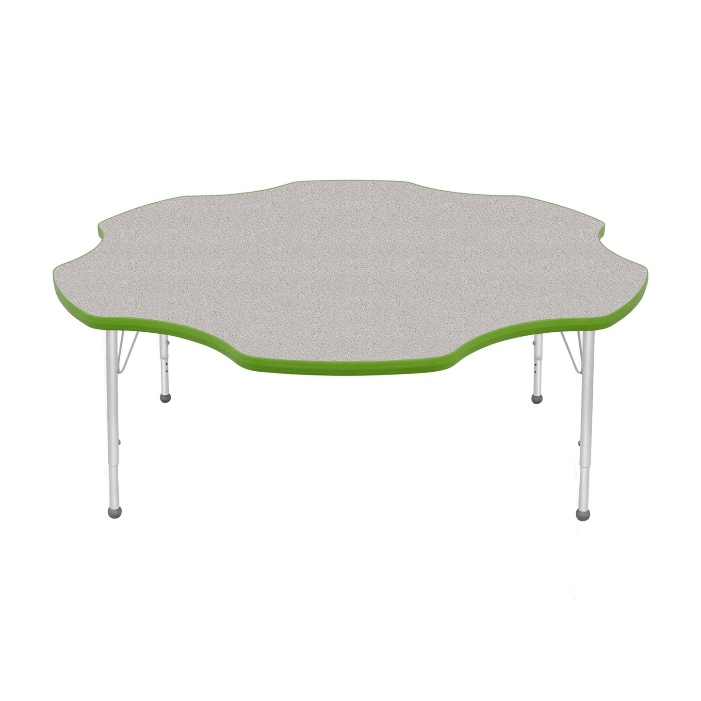 Mahar Creative Colors Daisy Activity Table Preschool Height Adjustable Legs 60"Dia x 17" - 25"H (MHR-60DSLO)