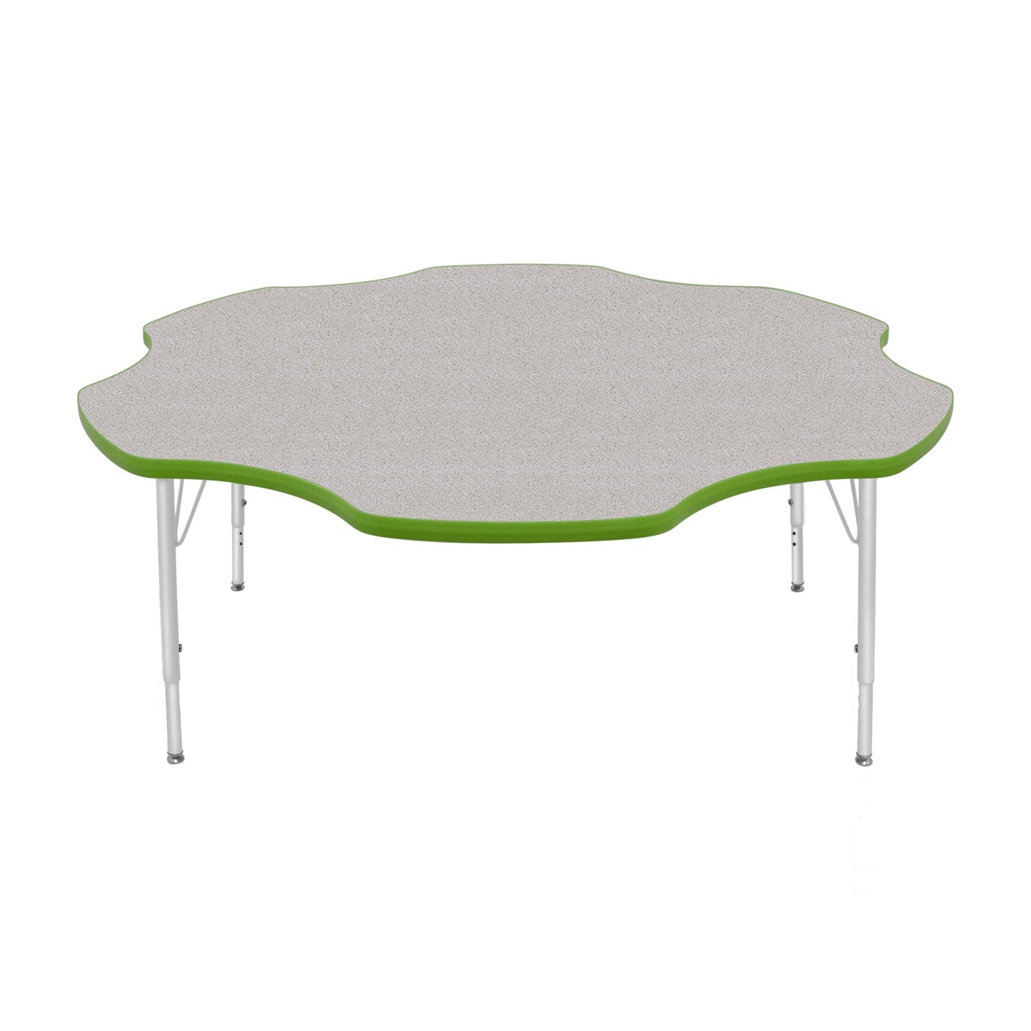 Mahar Creative Colors Daisy Activity Table Preschool Height Adjustable Legs 60"Dia x 17" - 25"H (MHR-60DSLO)