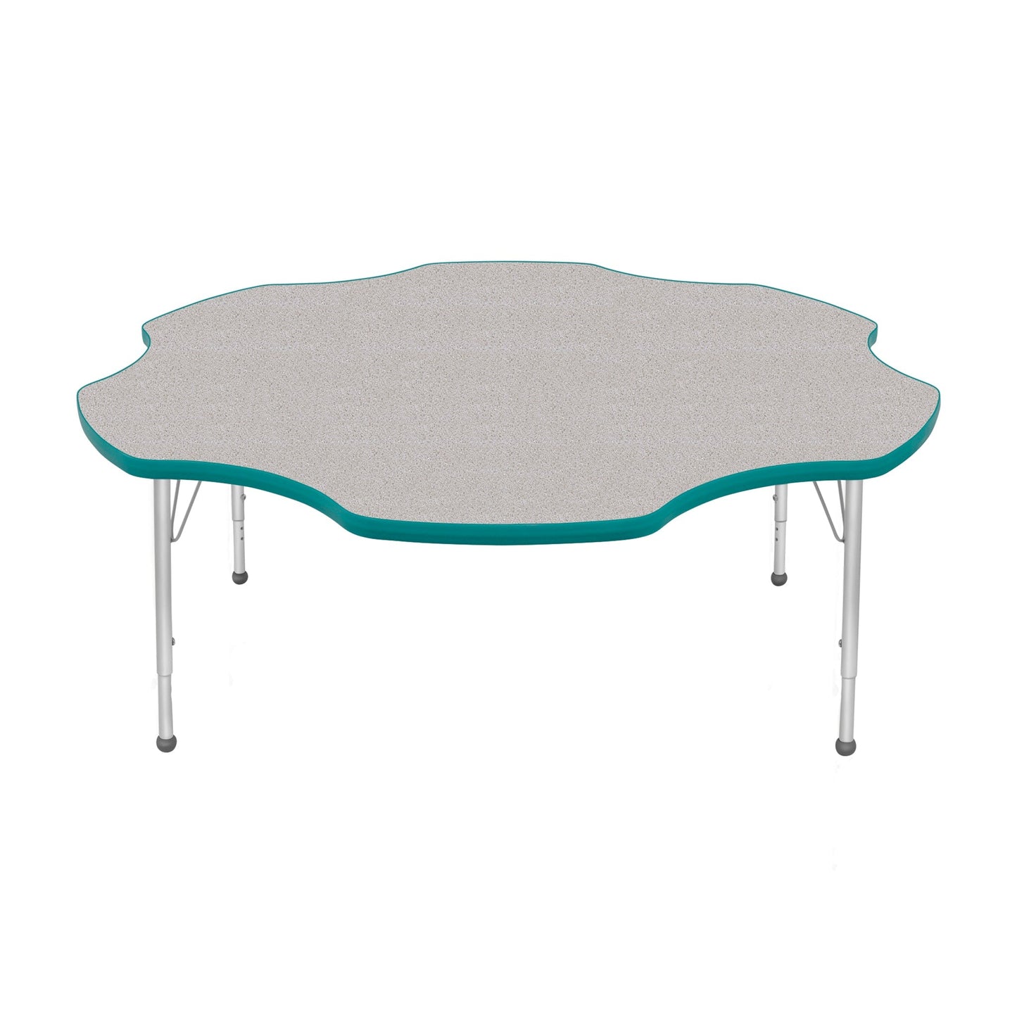 Mahar Creative Colors Daisy Activity Table Preschool Height Adjustable Legs 60"Dia x 17" - 25"H (MHR-60DSLO)