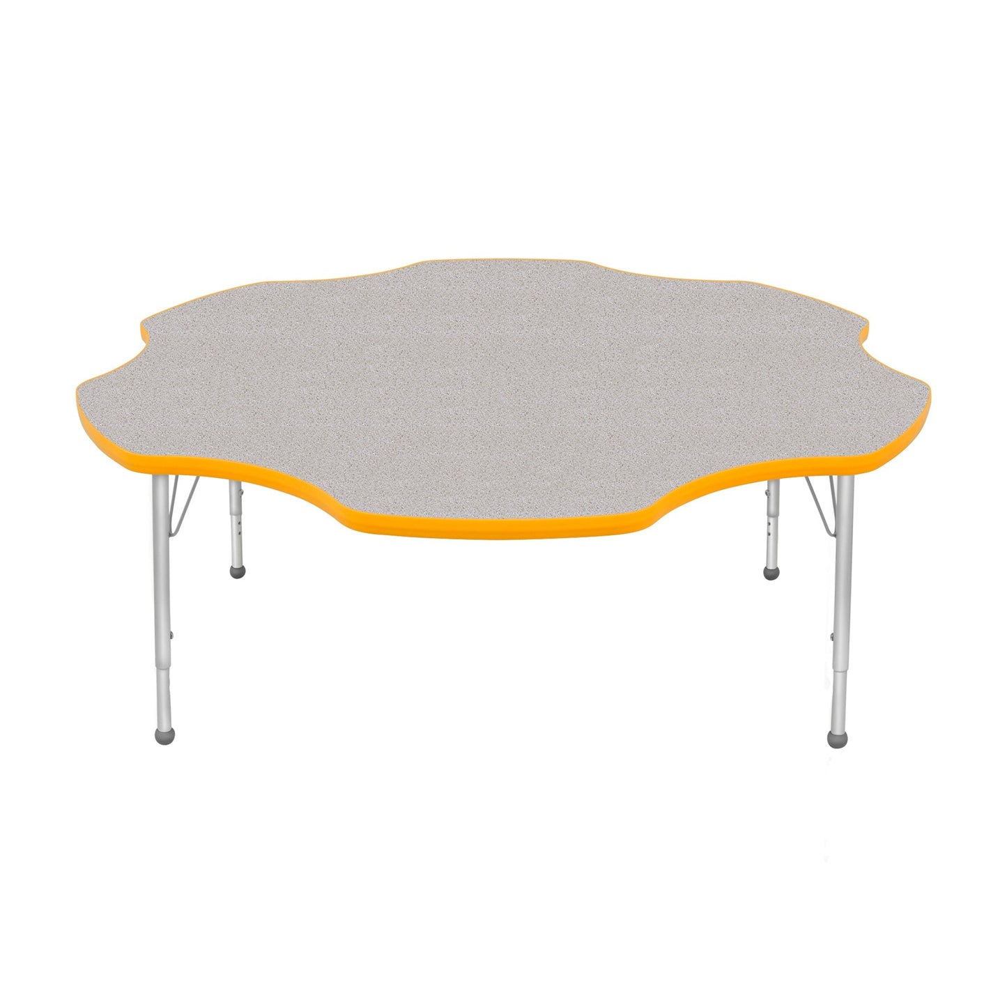 Mahar Creative Colors Daisy Activity Table Preschool Height Adjustable Legs 60"Dia x 17" - 25"H (MHR-60DSLO)