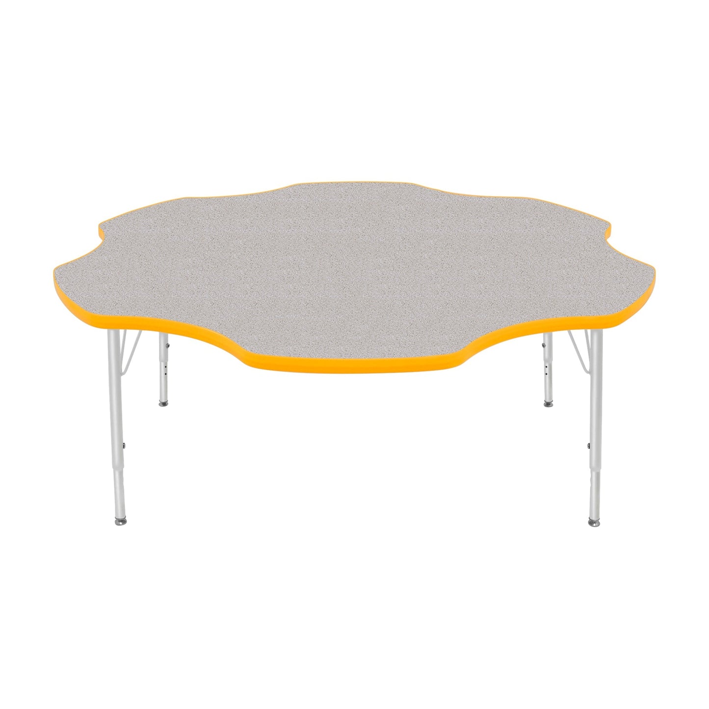 Mahar Creative Colors Daisy Activity Table Preschool Height Adjustable Legs 60"Dia x 17" - 25"H (MHR-60DSLO)
