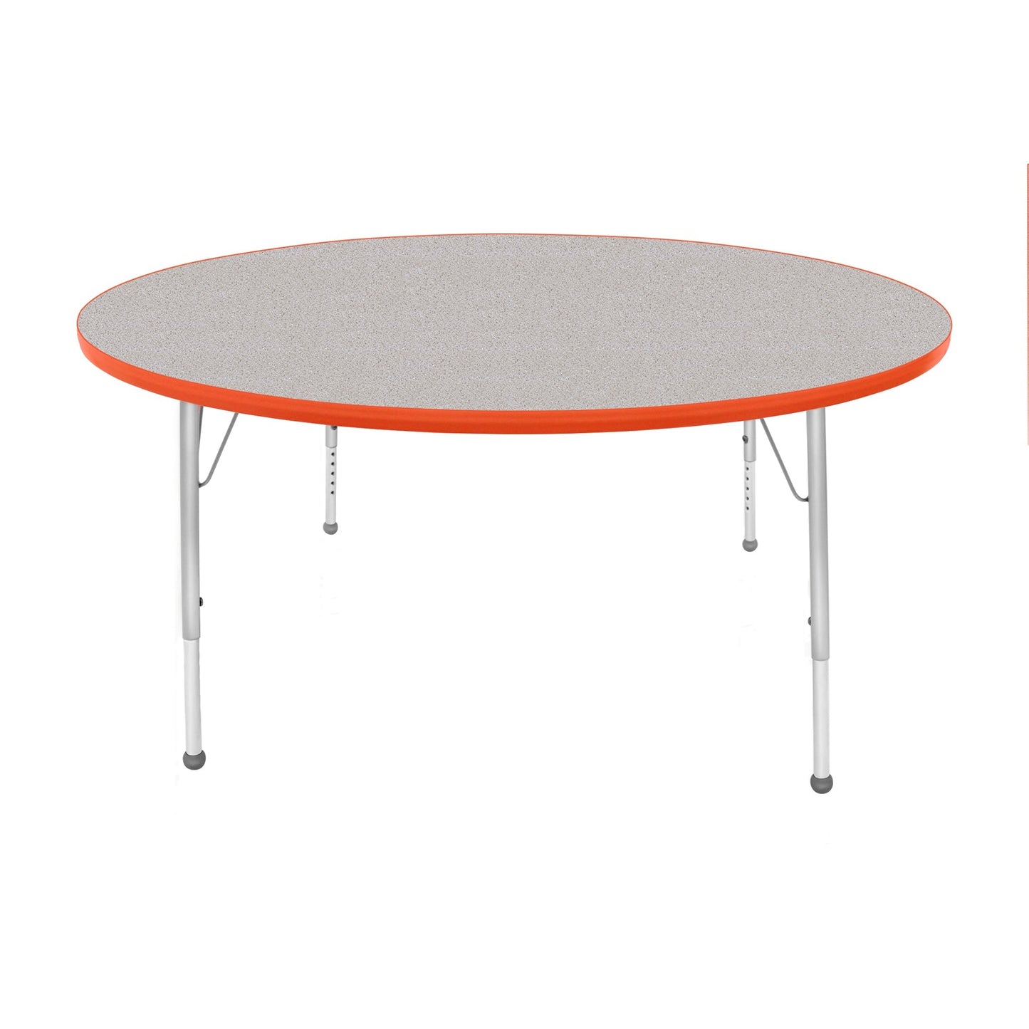 Mahar Creative Colors Large Round Activity Table Preschool Height Adjustable Legs 60" Dia x 17" - 25" H (MHR-60RNLO)