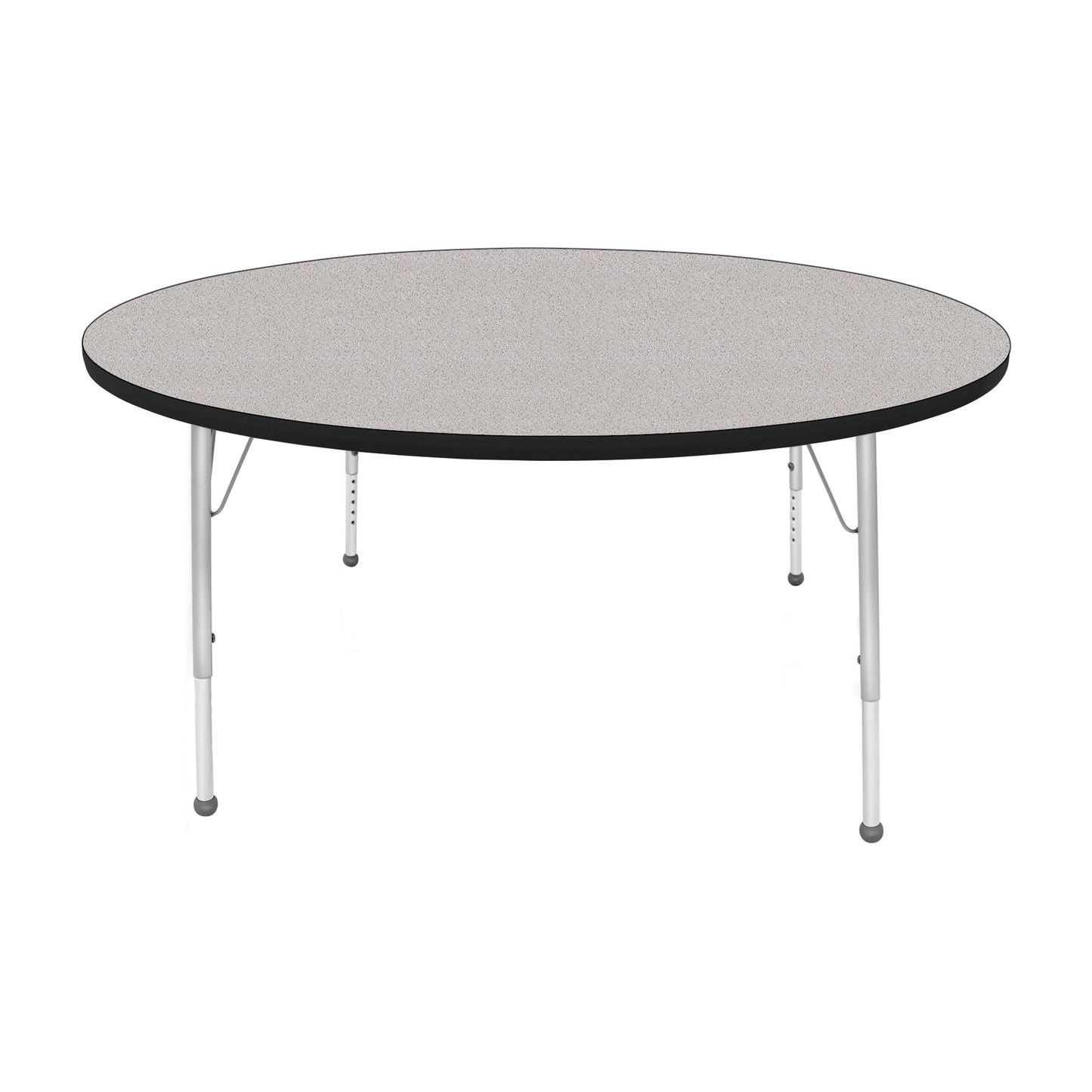 Mahar Creative Colors Large Round Activity Table Preschool Height Adjustable Legs 60" Dia x 17" - 25" H (MHR-60RNLO)