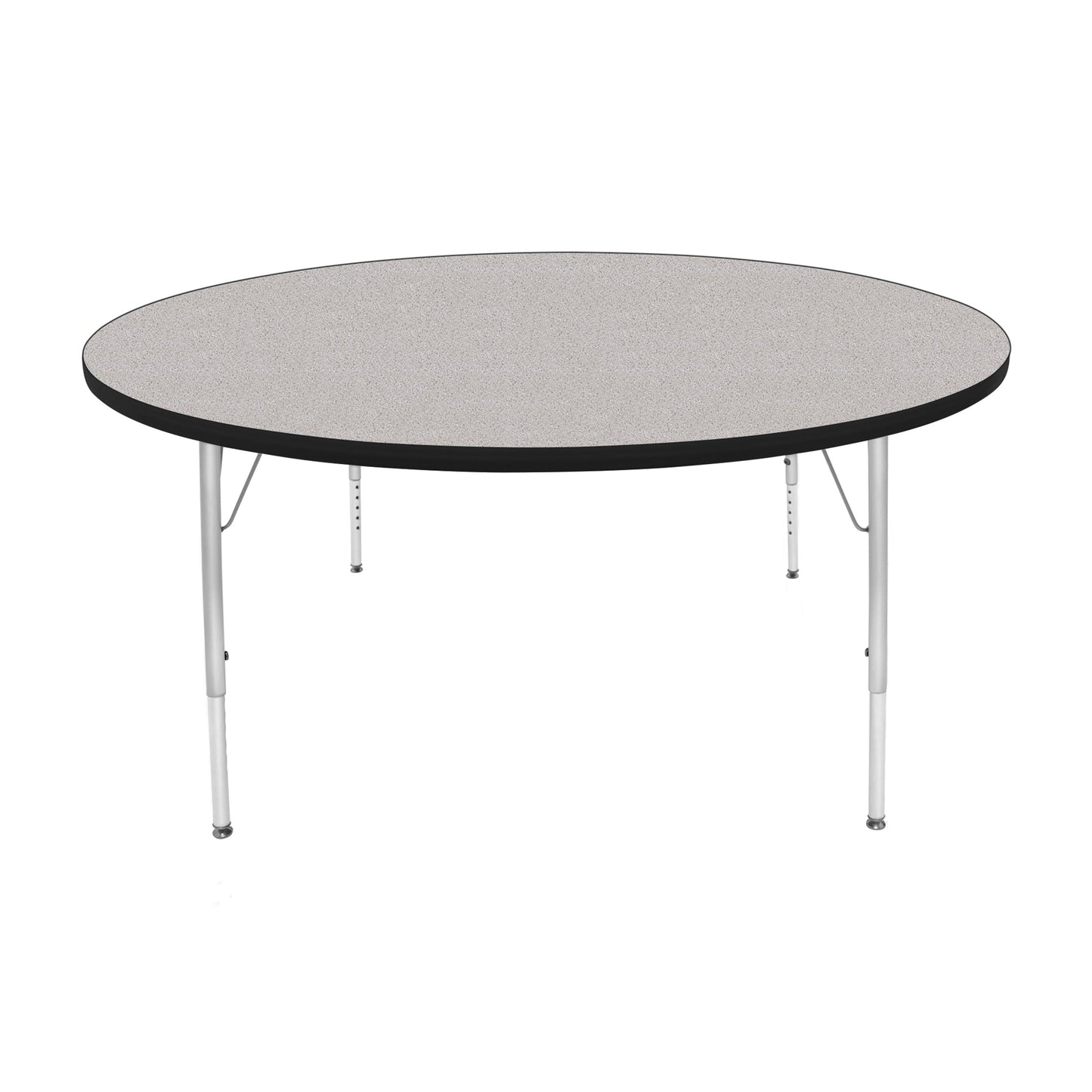Mahar Creative Colors Large Round Activity Table Preschool Height Adjustable Legs 60" Dia x 17" - 25" H (MHR-60RNLO)
