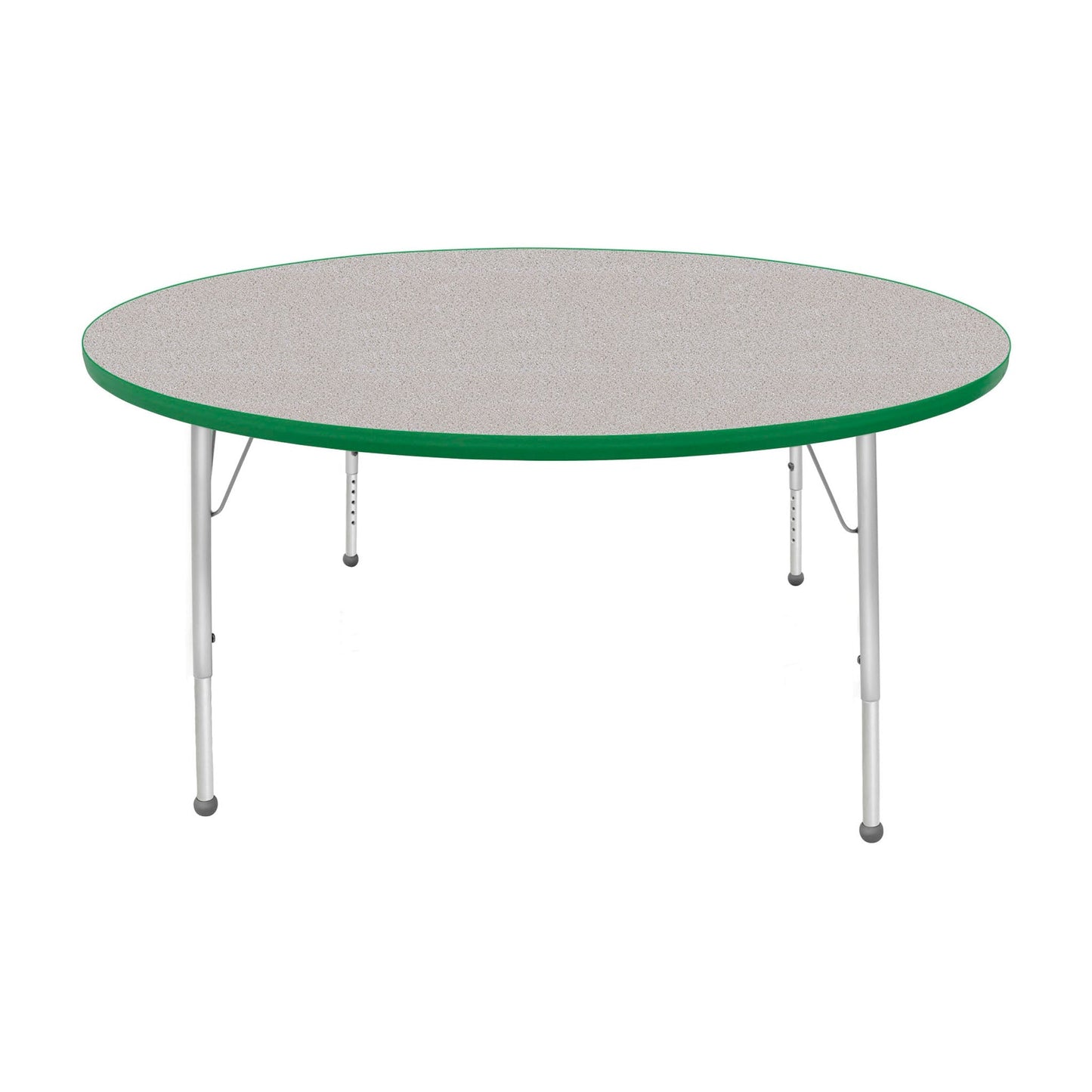 Mahar Creative Colors Large Round Activity Table Preschool Height Adjustable Legs 60" Dia x 17" - 25" H (MHR-60RNLO)
