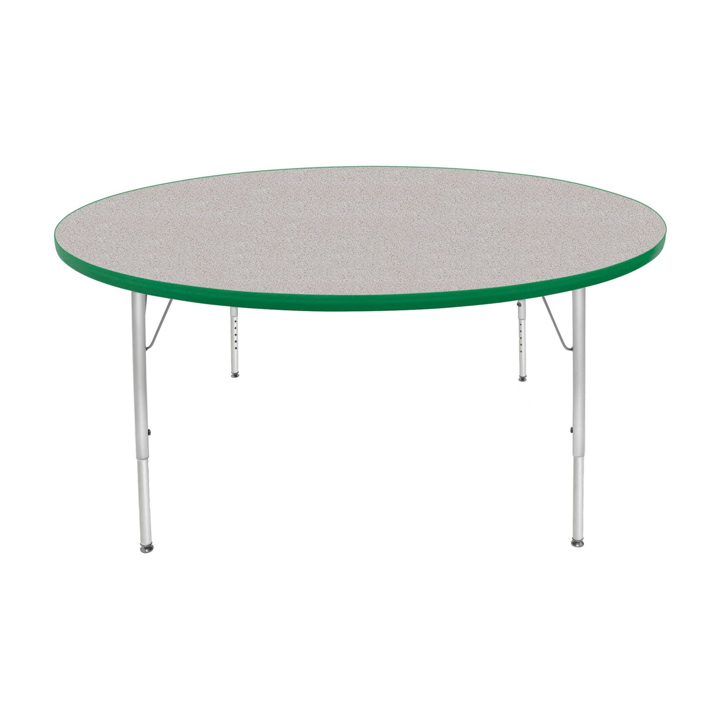 Mahar Creative Colors Large Round Activity Table Preschool Height Adjustable Legs 60" Dia x 17" - 25" H (MHR-60RNLO)