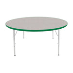 Mahar Creative Colors Large Round Activity Table Preschool Height Adjustable Legs 60
